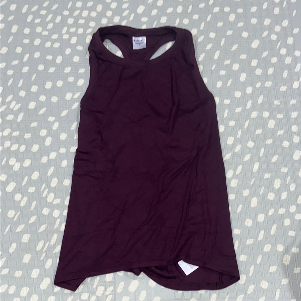 Athleta Purple Racerback Tank Top